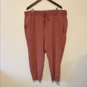 Old Navy Rust Pink High-Rise Jogger Pants